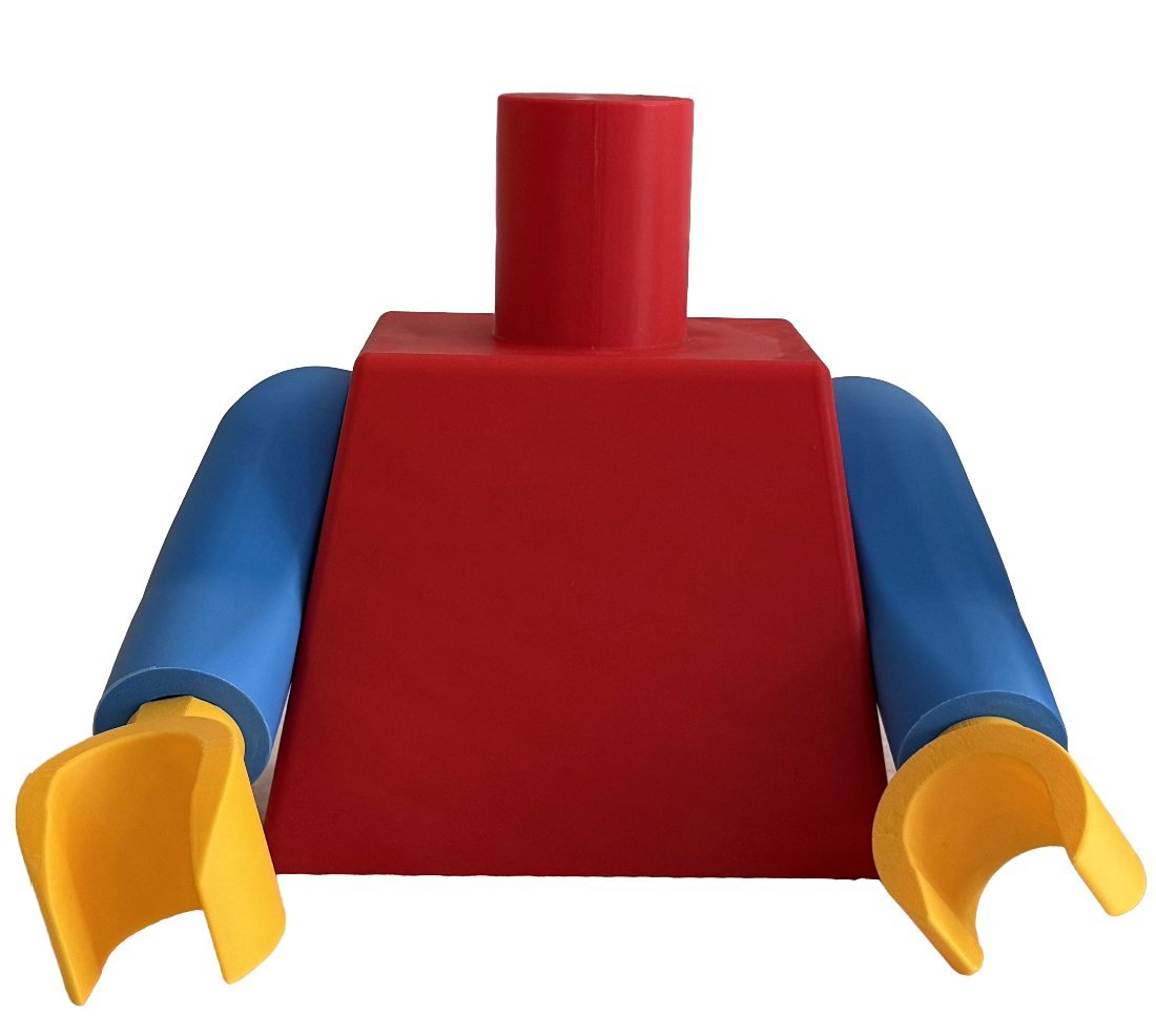 Mega Figure torso with arms and hands attached
